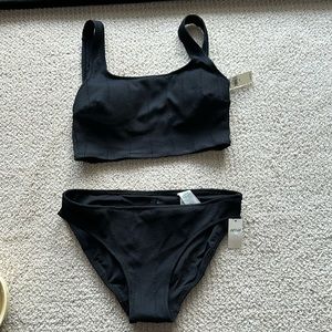 Aerie black bikini-NWT